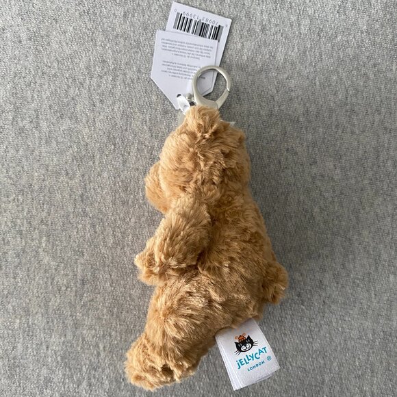 NWT Jellycat Bartholomew Bear Bag Charm 100% Authentic - Picture 4 of 14